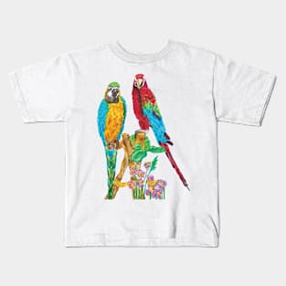 Parrots Kids T-Shirt